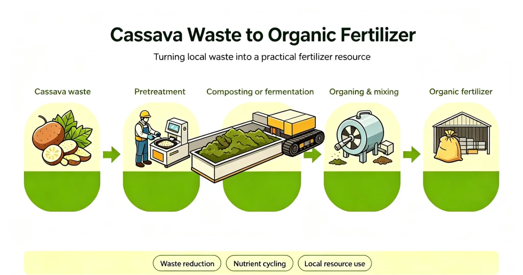 cassava waste organic fertilizer
