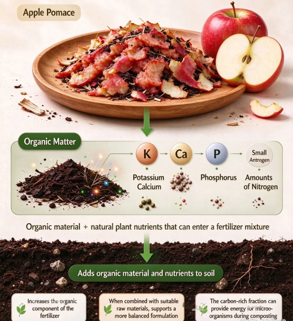 Apple Pomace Fertilizer