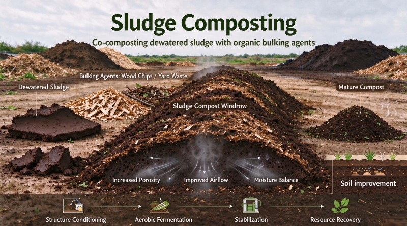 Sludge Composting Equipment: A Guide to Planning a New Composting Facility